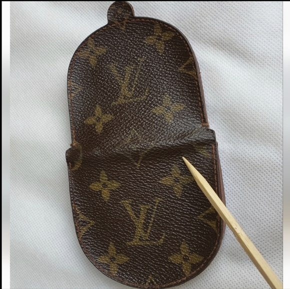 Louis Vuitton Mono Porte Monnaie Cuvette Leather Coin Purse Wallet Jewelry Case - Picture 6 of 10